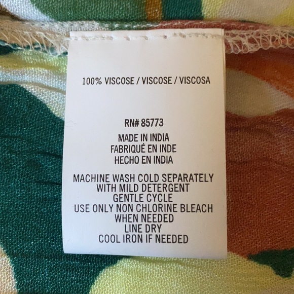 O’Neill beach coverup Tamra floral XS S NWT - Picture 12 of 13